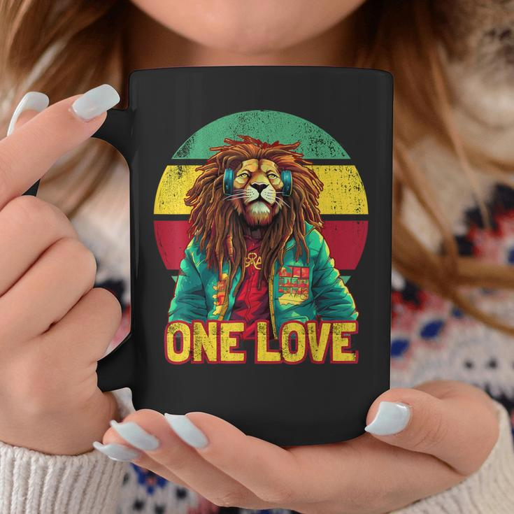 Rasta Lion Reggae Music One Love Graphic Coffee Mug Unique Gifts