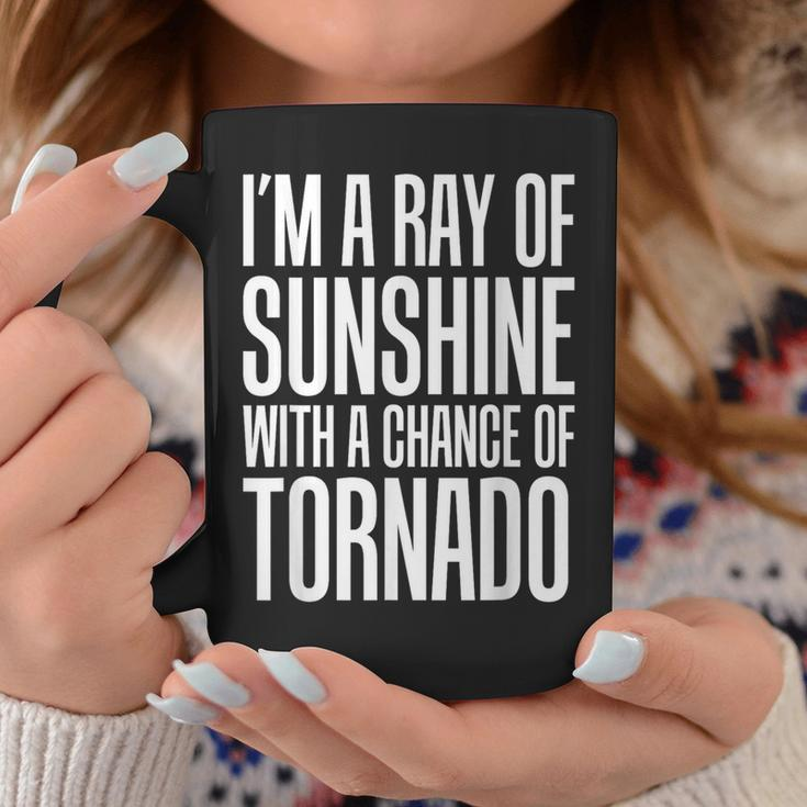 Ray Of Sunshine With A Chance Of Tornado Coffee Mug Unique Gifts