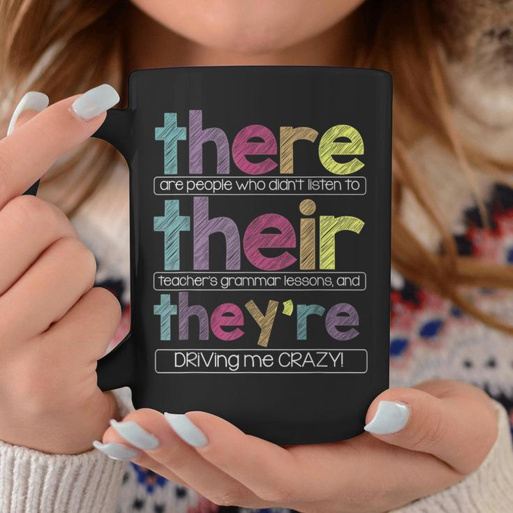 There Their They'reEnglish Grammar Teacher Coffee Mug Unique Gifts