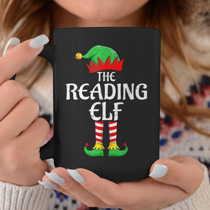 The Reading Elf Xmas Matching Christmas Family Pajama Coffee Mug Unique Gifts