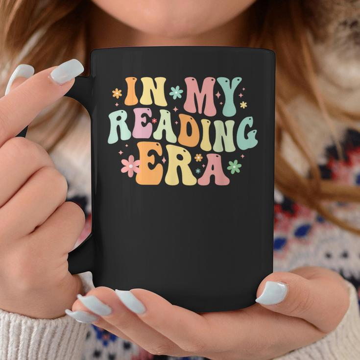 In My Reading Era Groovy Reader Librarian Teacher Book Lover Coffee Mug Personalized Gifts