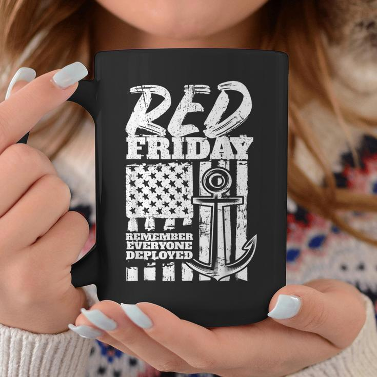Red Friday Deployed Navy Family Coffee Mug Unique Gifts