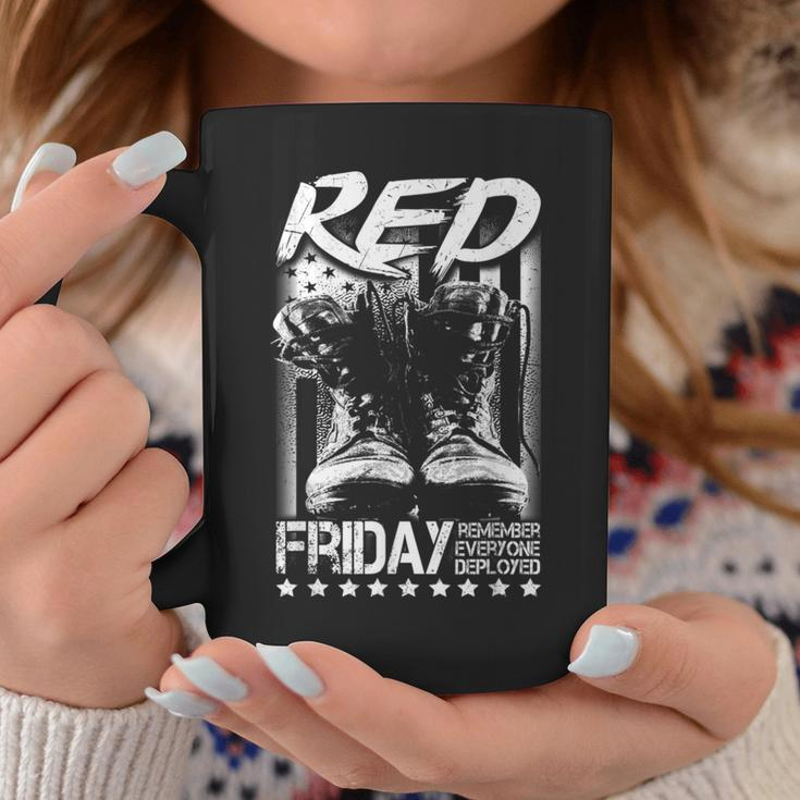 Red Friday Remember Everyone Deployed Veterans Day Coffee Mug Unique Gifts