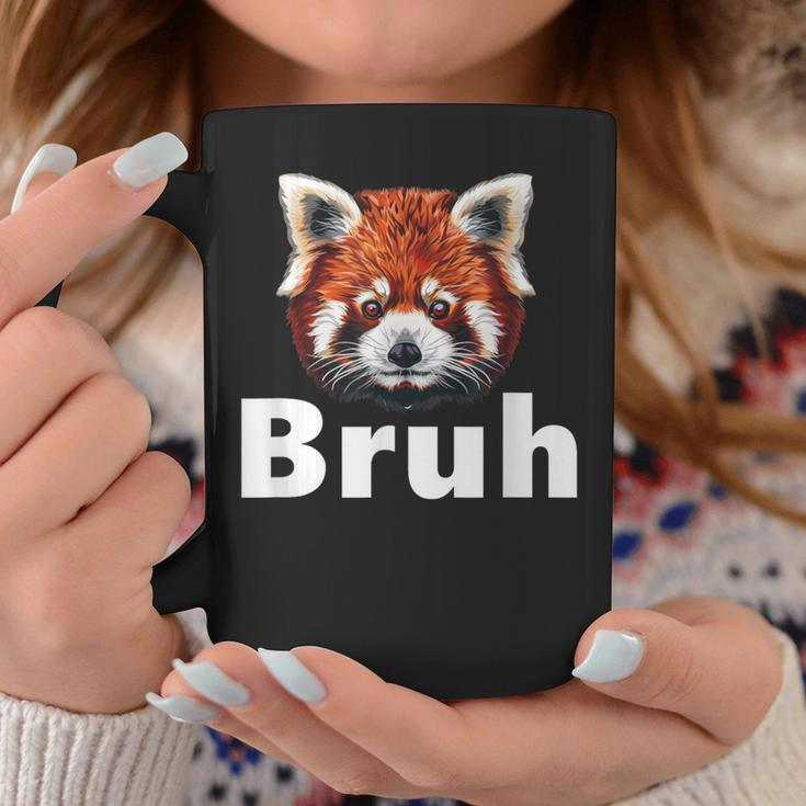 Red Panda Bruh Coffee Mug Unique Gifts