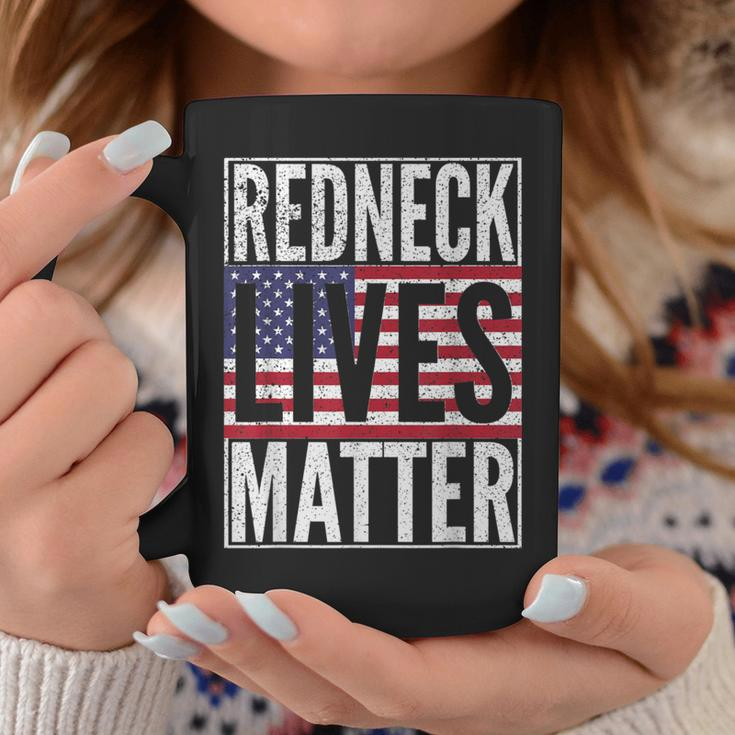 Redneck Lives Matter American Flag July 4Th Usa Coffee Mug Unique Gifts