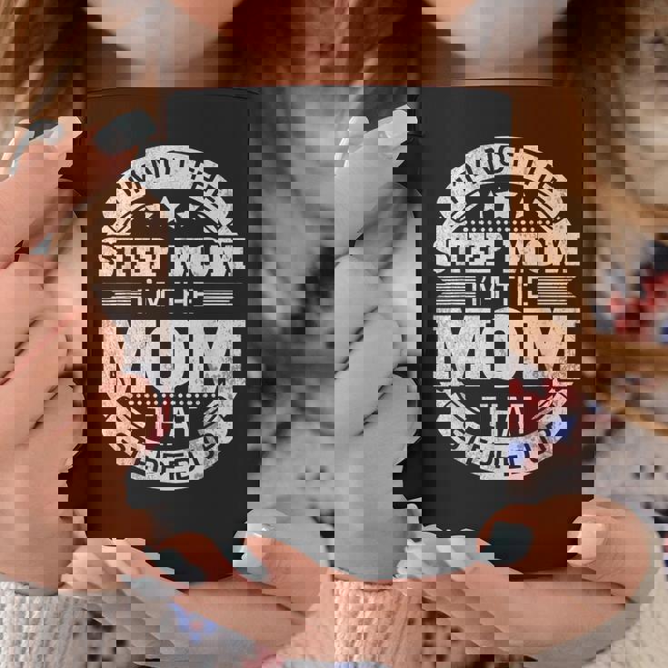 Regalos Divertidos Para Madre Con Texto En Inglés I'm Not The Step Mom I'm The Mom Taza de café Regalos divertidos