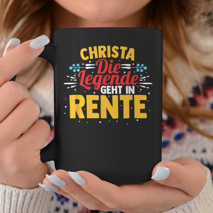 Rentnerin Christa Die Legende Geht In Rente Tassen Lustige Geschenke