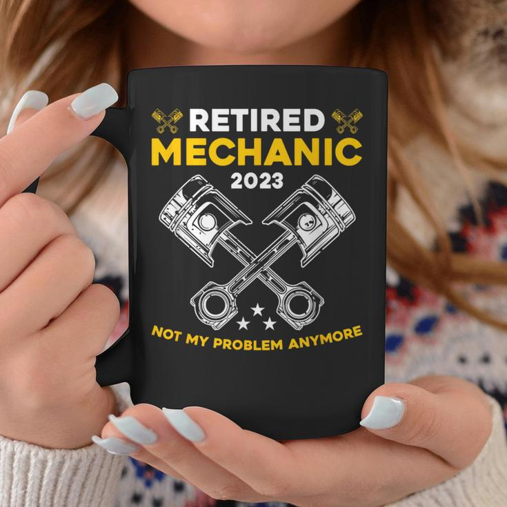 Retired Mechanic Not My Problem Anymore Car Technician Cars Coffee Mug Unique Gifts