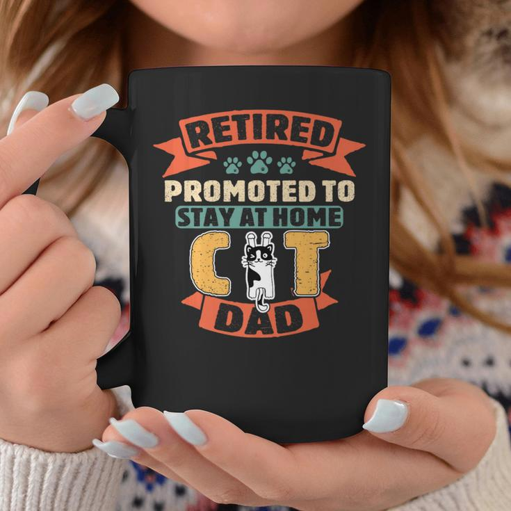 Retirement Cats Lovers Dog Paw Cat Dad Coffee Mug Unique Gifts