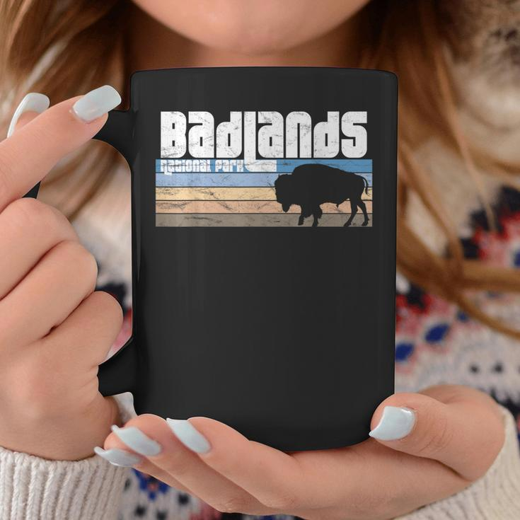 Retro Badlands National Park South Dakota Sd Bison Lovers Coffee Mug Unique Gifts