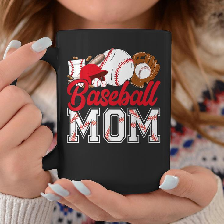 Retro Baseball Mom Mama Baseball Life Softball Life Game Day Coffee Mug Unique Gifts
