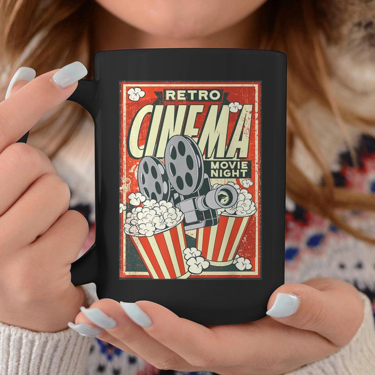 Retro Cinema Poster Popcorn Camera Film Tassen Lustige Geschenke