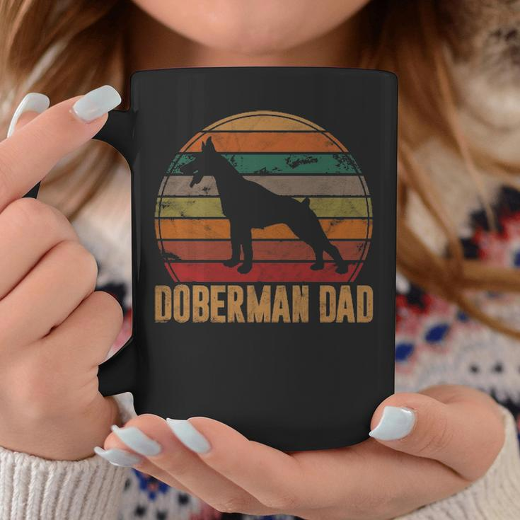 Retro Doberman Dad Dog Owner Pet Pinschers Dobie Father Coffee Mug Unique Gifts