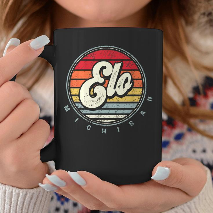 Retro Elo Home State Cool 70S Style Sunset Coffee Mug Personalized Gifts