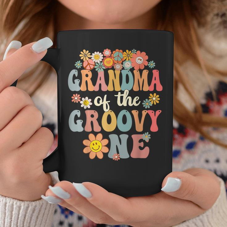 Retro Grandma Of Groovy One Matching Family 1St Birthday Coffee Mug Funny Gifts