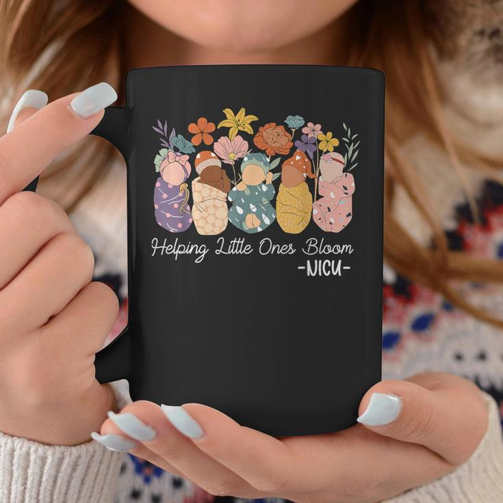 Retro Groovy Helping Little Ones Bloom Nicu Nurse Coffee Mug Unique Gifts