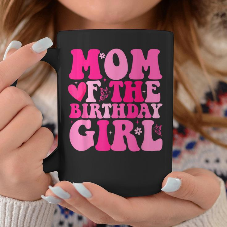 Retro Mom Of The Birthday Family Matching Girls Mama Coffee Mug Funny Gifts