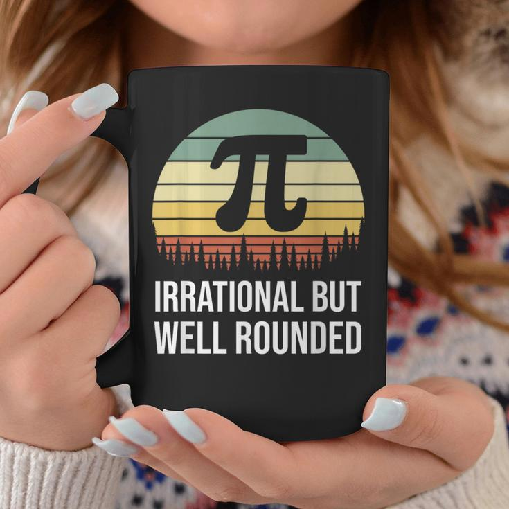 Retro Pi Day Irrational But Well Rounded Math Teacher Coffee Mug Unique Gifts