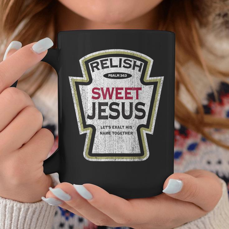 Retro Relish Sweet Jesus Christian Parody Coffee Mug Unique Gifts