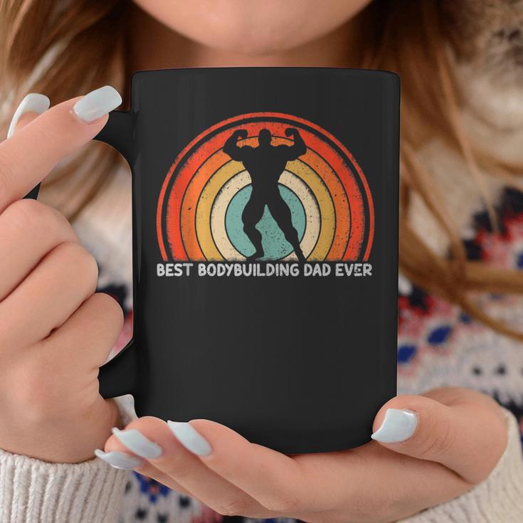 Retro Style Vintage Best Bodybuilding Dad Ever Father's Day Coffee Mug Unique Gifts