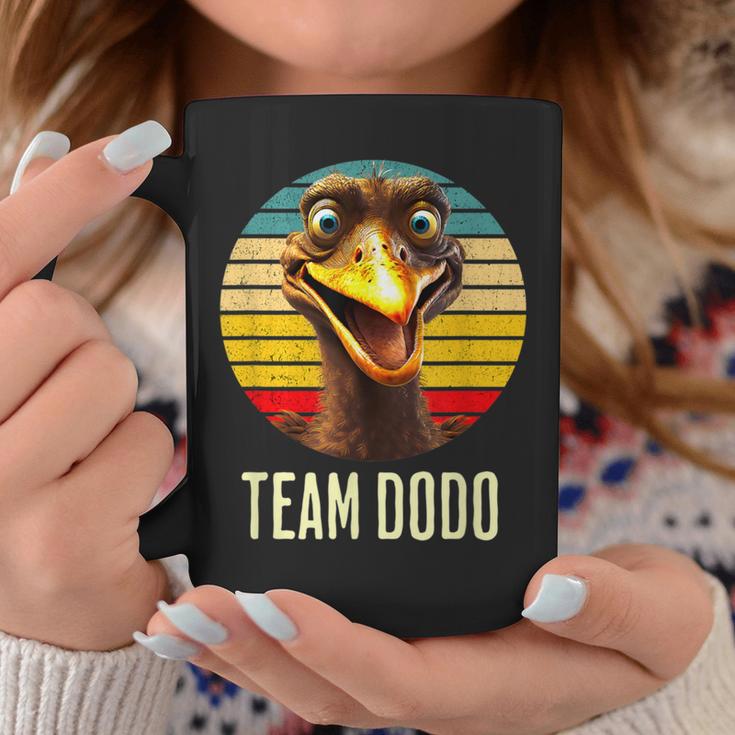 Retro Team Dodo Tassen mit Vintage Sonnenuntergang und Vogel Design Lustige Geschenke