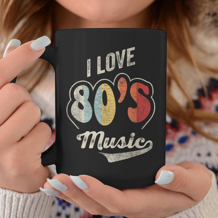 Retro Vintage 80'S Music I Love 80S Music 80S Bands Coffee Mug Funny Gifts