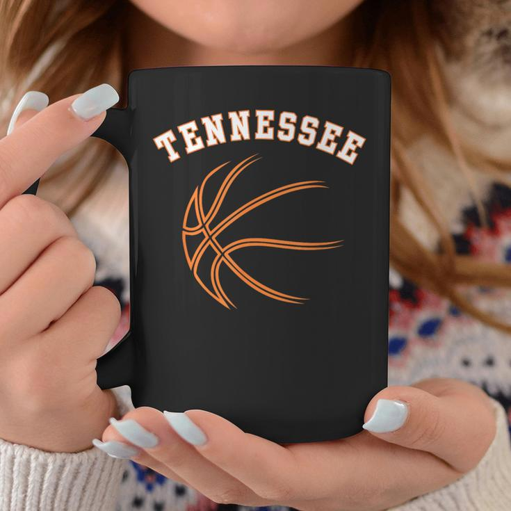 Retro Vintage Usa Tennessee State Basketball Souvenir Coffee Mug Funny Gifts