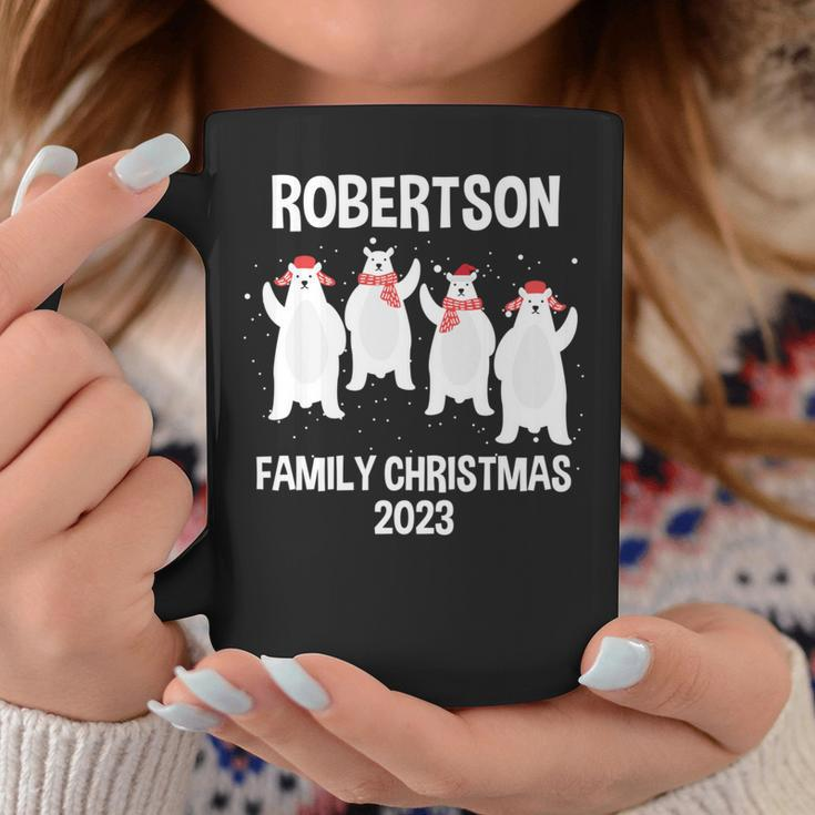 Robertson Family Name Robertson Family Christmas Coffee Mug Funny Gifts