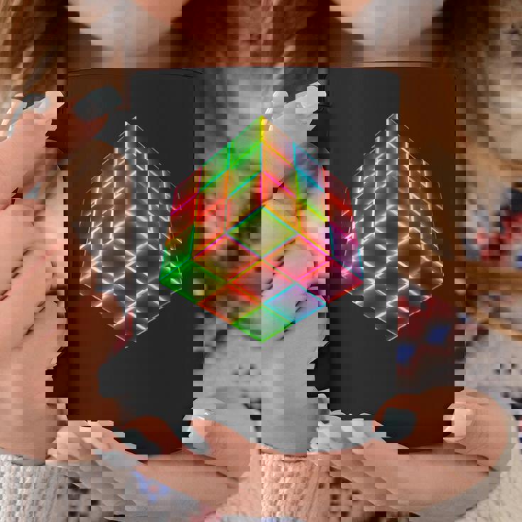 Rubik Colorful Cube Niños Hombres Es Taza de café Regalos divertidos