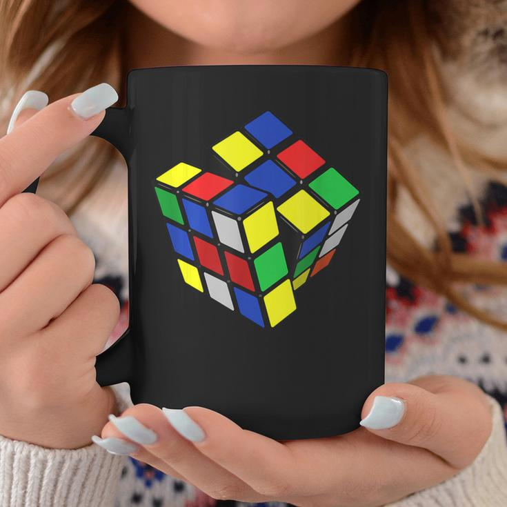 Rubik Cube Zauber Würfel Geschenk Jung Alt Nerd Retro Tassen Lustige Geschenke
