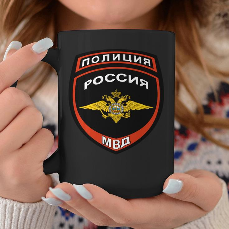 Russische Polizei Badge Russland Cops Geschenk Tassen Lustige Geschenke
