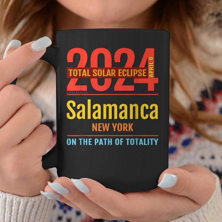 Salamanca New York Ny Total Solar Eclipse 2024 4 Coffee Mug Unique Gifts