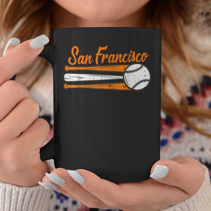 San Francisco Baseball Vintage Distressed Met At Gameday Coffee Mug Unique Gifts