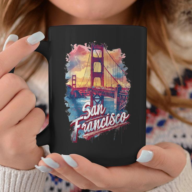 San Francisco Golden Gate Bridge Watercolour Souvenir Tassen Lustige Geschenke
