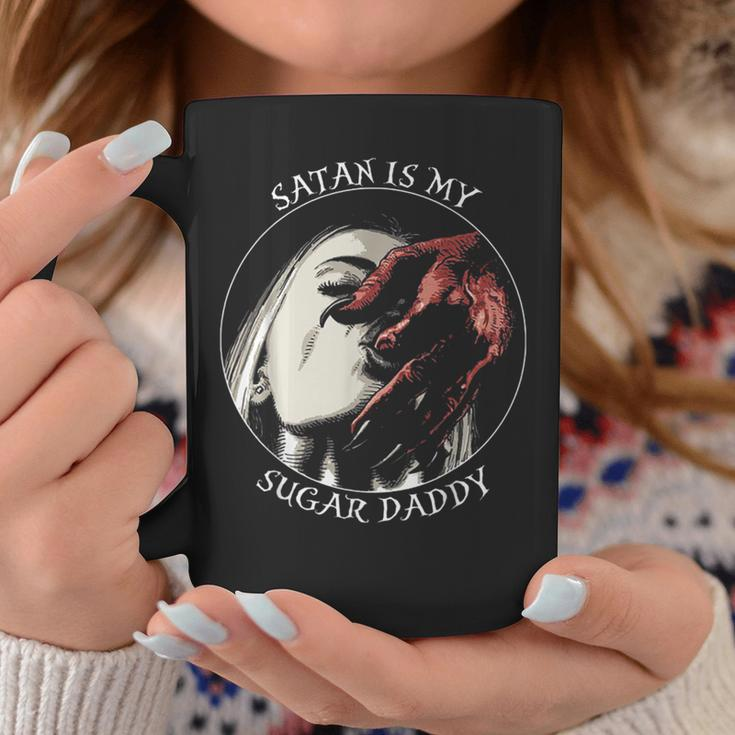 Satan Is My Sugar Daddy Coffee Mug Unique Gifts