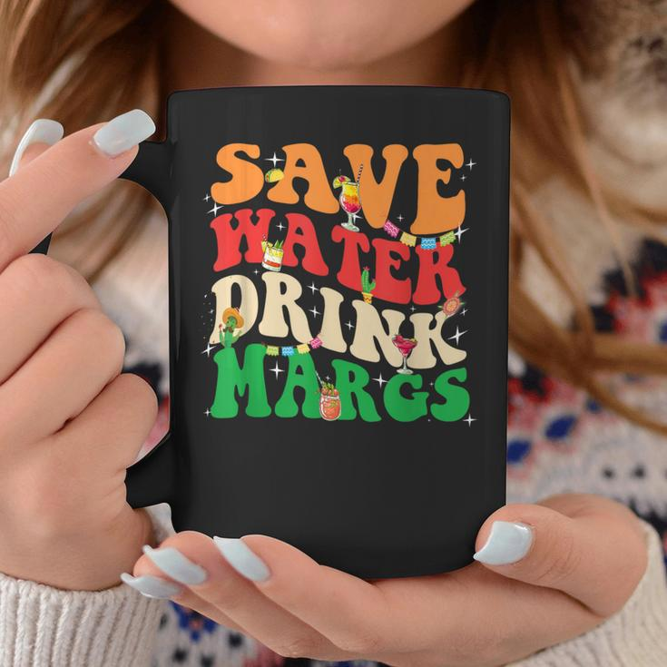 Save Water Drink Margarita Groovy Cinco De Mayo Fiesta Party Coffee Mug Funny Gifts