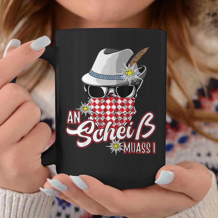 An Scheiss Muas I Hirsch Muass Grantln Bavarian Grantler Tassen Lustige Geschenke