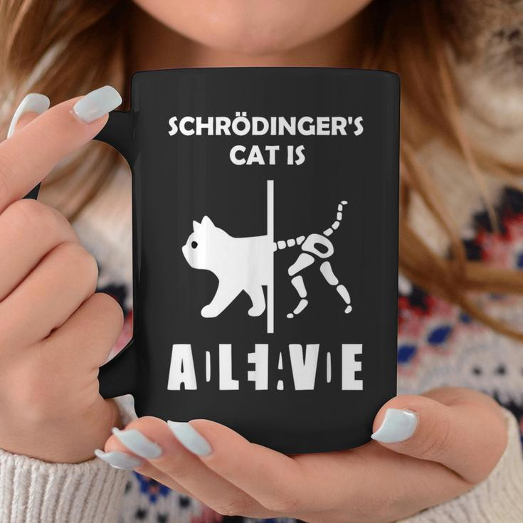 Schrödingers Cat Dead And Alive Physics Nerd Tassen Lustige Geschenke