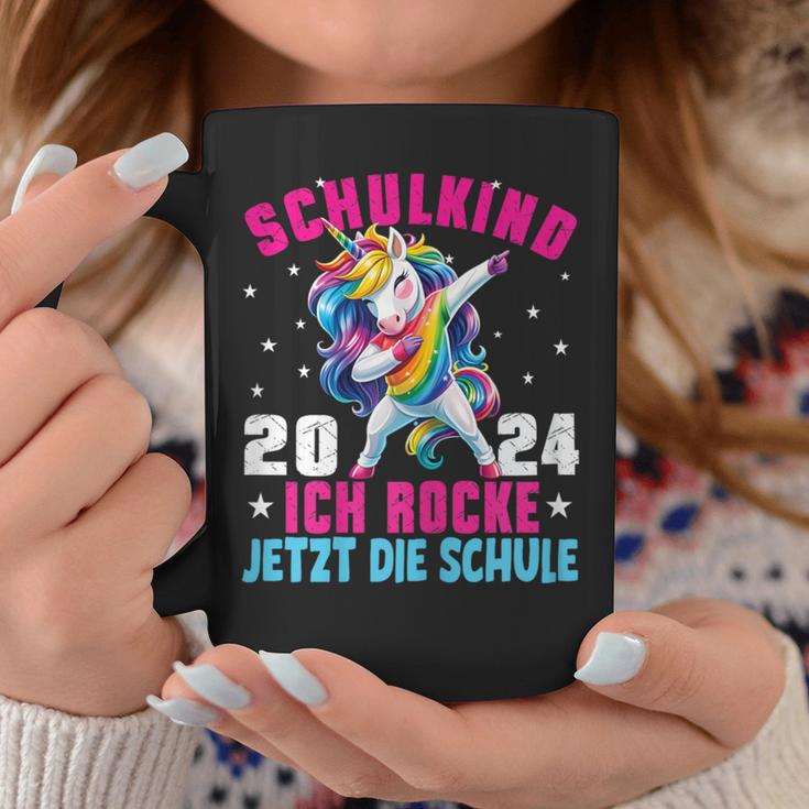 Schulkind 2024 Dabbing Unicorn Ich Rocke Jetzt Die Schule Tassen Lustige Geschenke