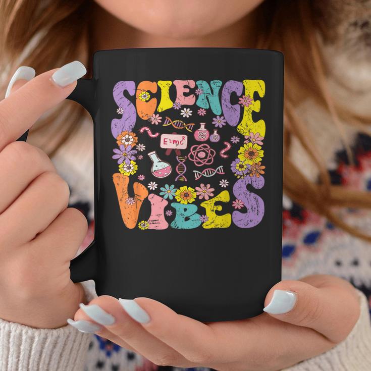 Science Vibes Retro 1St Day Of Back To School Groovy Teacher Coffee Mug Unique Gifts