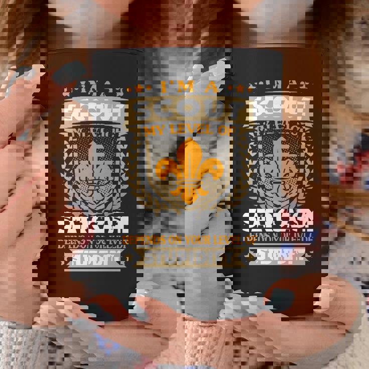 Scout My Level Of Sarcasm Tasse Cadeaux drôles