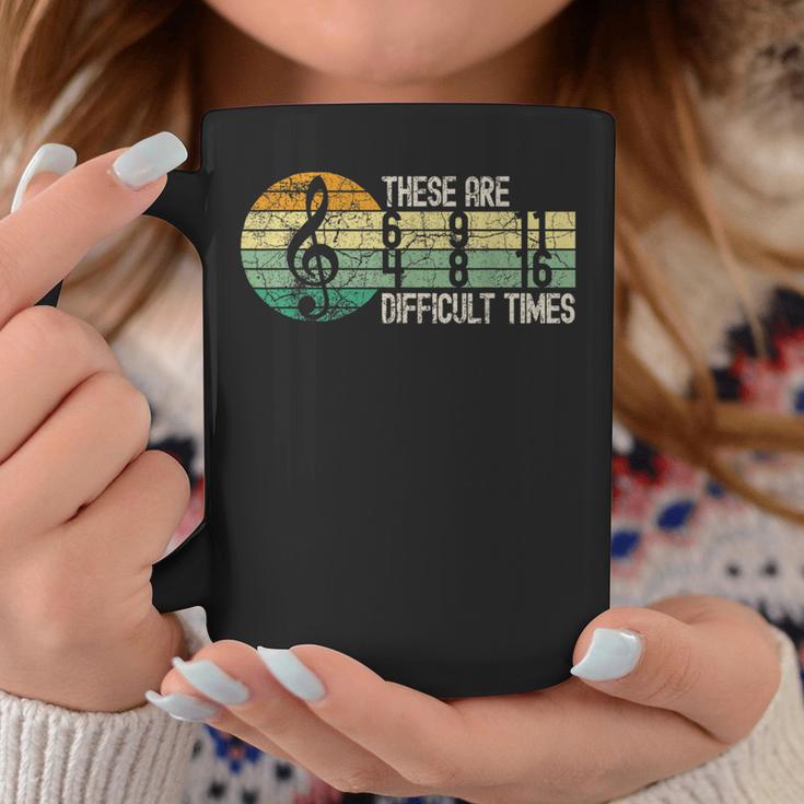 These Are Difficult Times Music Lover Musician Retro Coffee Mug Unique Gifts