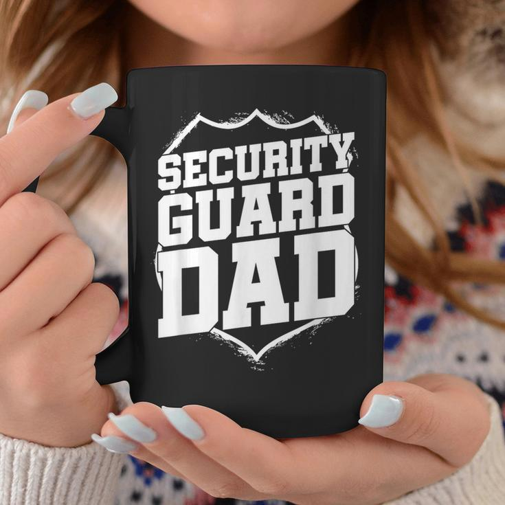 Security Guard Dad Purple Line Watchman Security Officer Coffee Mug Unique Gifts
