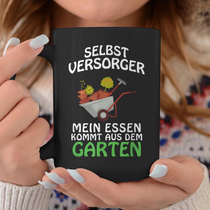 Selbstversorger Mein Essen Kommt Aus Der Garten Mein Essen Kommt Aus Der Gartener Tassen Lustige Geschenke