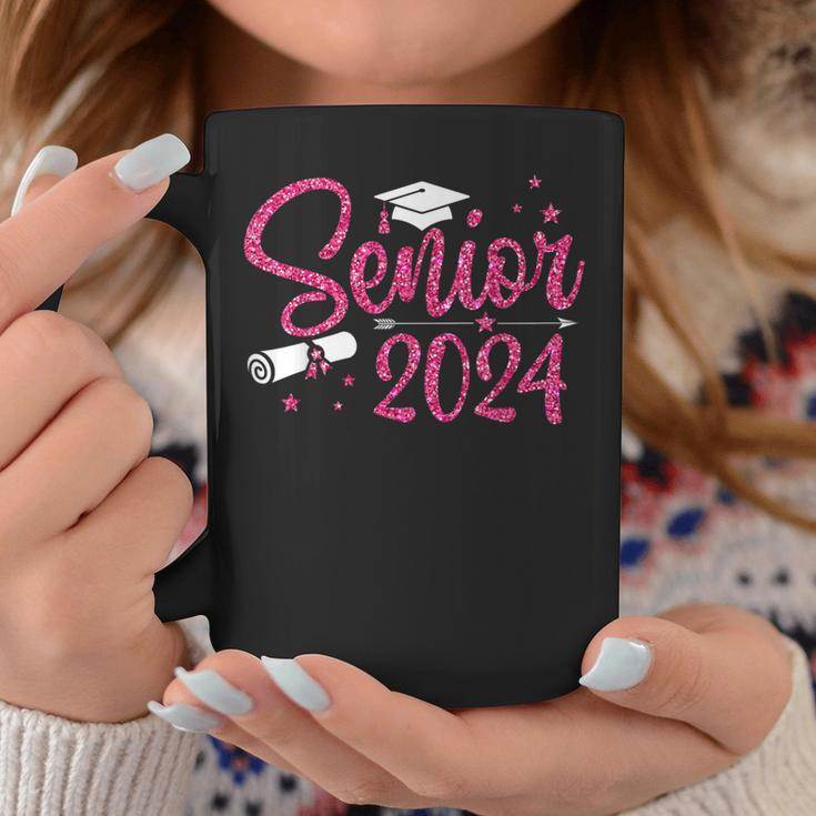 Senior 2024 Girls Class Of 2024 Graduate College High School Coffee Mug Funny Gifts