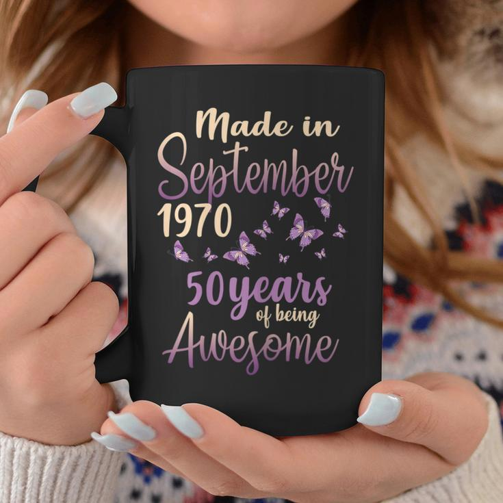 September 1970 September 50Th Birthday Coffee Mug Unique Gifts