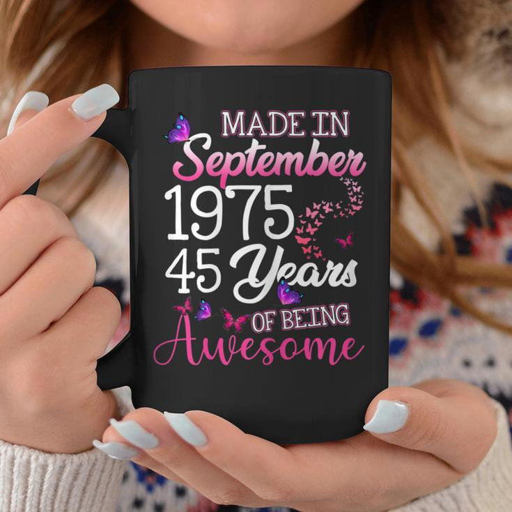 September 1975 September 45Th Birthday Coffee Mug Unique Gifts