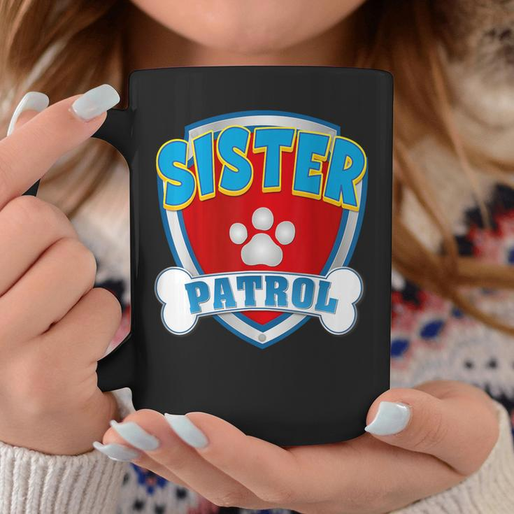 Sister Of The Birthday Boy Girl Dog Paw Family Matching Coffee Mug Unique Gifts
