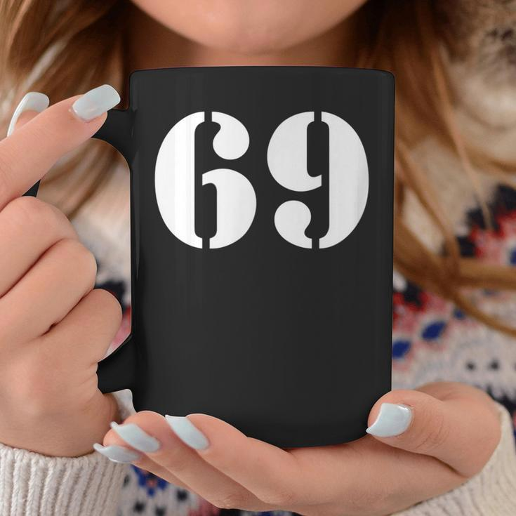 Sixty Nine Number 69 Numbered Coffee Mug Unique Gifts