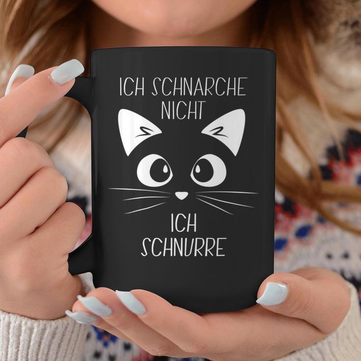 Sleep Ich Schnarche Nicht Ich Purre Katzen Ich Schnarche S Tassen Lustige Geschenke